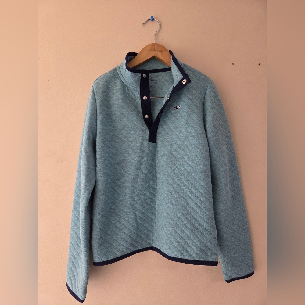 Vineyard Vines Quilted 1/4 Snap Pullover